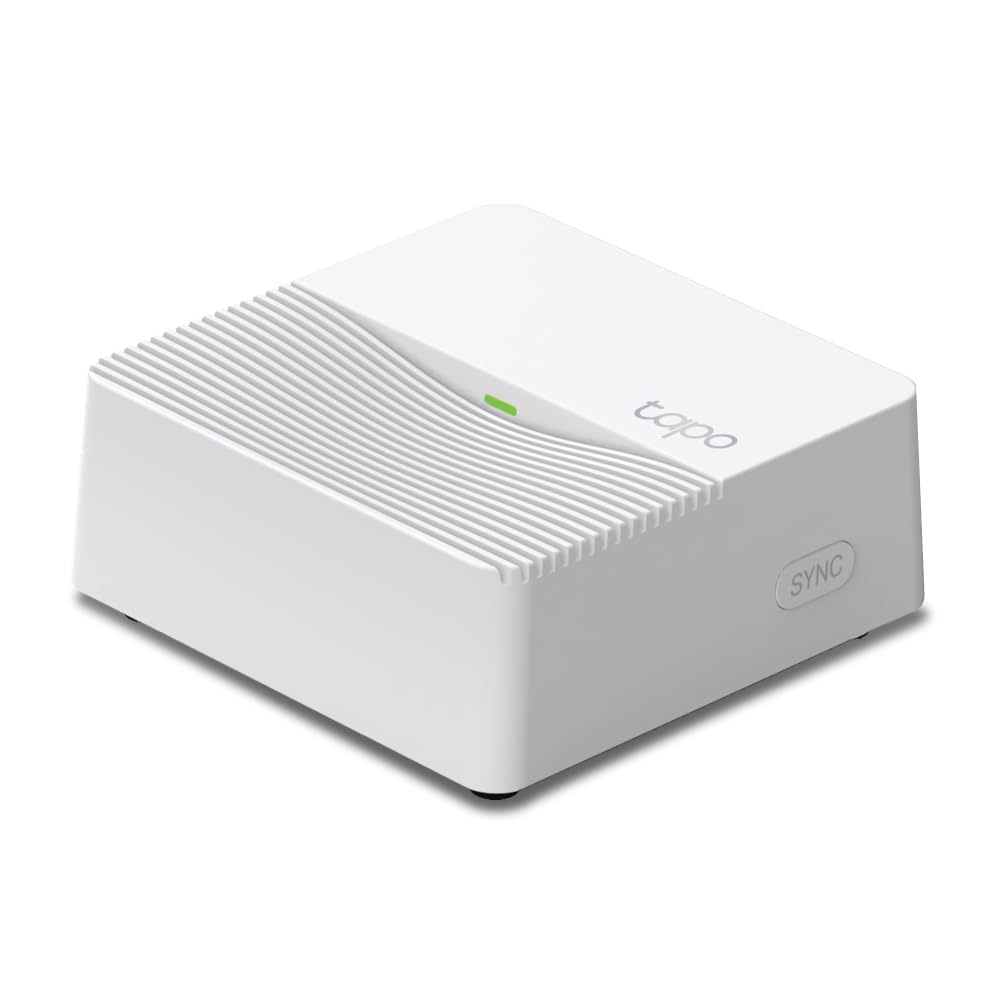 TP-Link Tapo H200 Smart IoT Hub, Up to 64 Switches and Sensors or Buttons + 4 Battery Cameras or Doorbells, Not Compatible with Tapo Camera Models with Power Cable, Kasa KE100 Thermostat