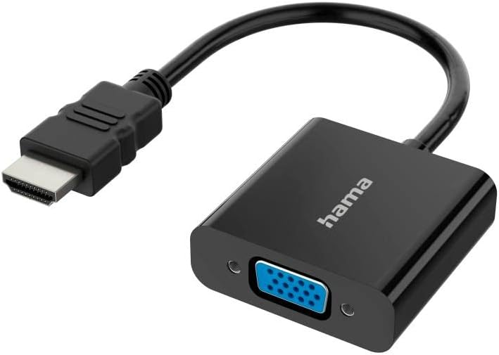 هاما محول فيديو FHD 1080p 200343 بمنفذ HDMI ومقبس VGA/صوت