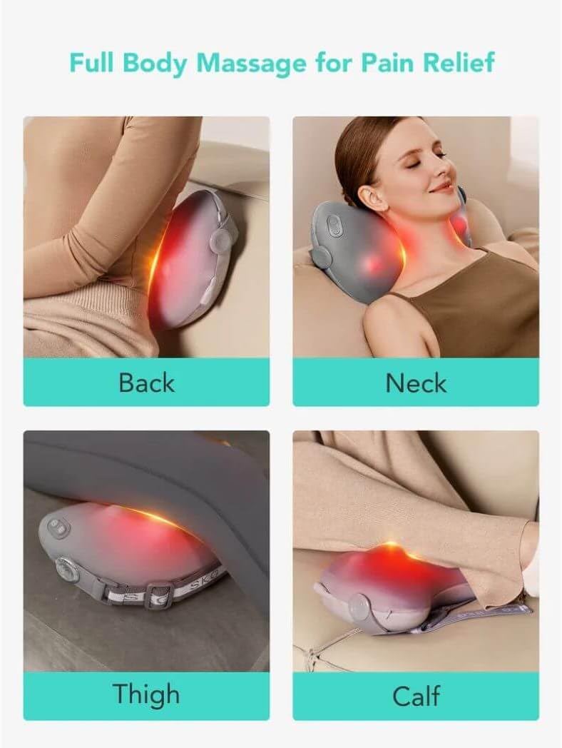 SKG T1-2 Pro Shiatsu Back and Neck Massager with Heat