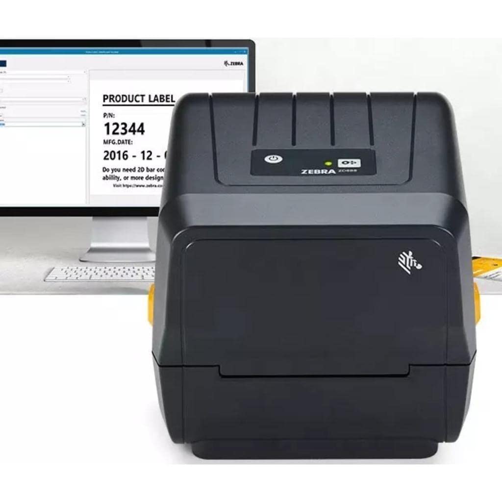 ZEBRA [ZD 220T USB] Barcode Printer | Direct Thermal | Thermal Transfer | 203 DPI | 8 Dots Per mm |ZPL & EPL Programming | Reliable | Quality Printing That Matches Your Budget