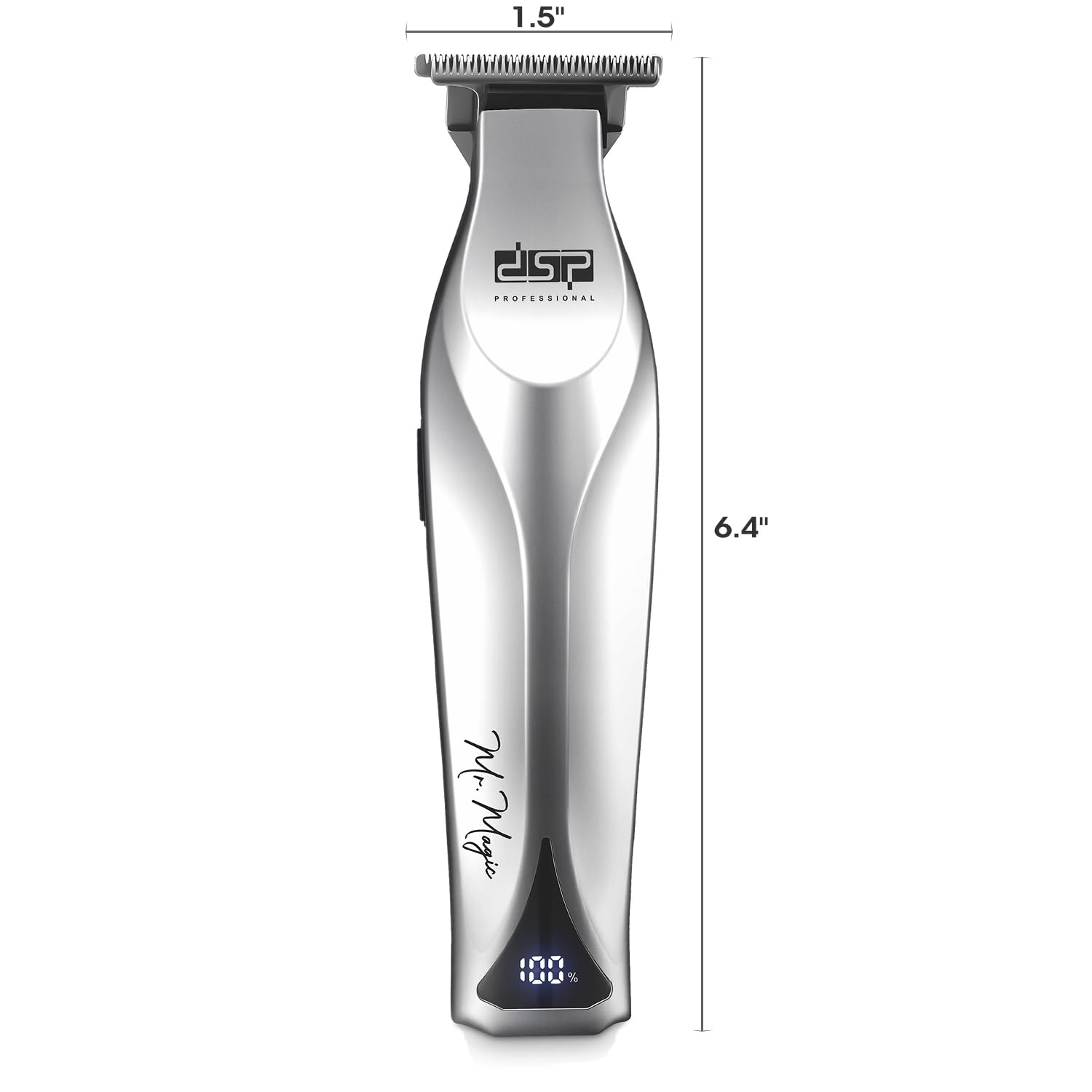 DSP Professional Trimmers for Barbers, T Blade Beard Trimmer for Men, Cordless Zinc Alloy Material Edgers Trimmer with Charge and Discharge Protection
