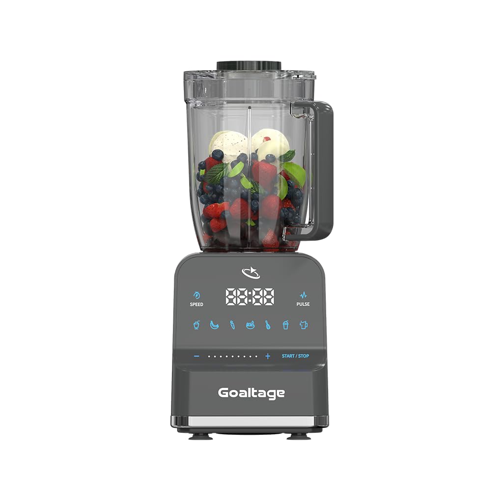 Goaltage Ultra Mix BLND03 Blender with Powerful Blades, 9 Speed Settings, High Capacity, and 7 Pre-Set Programs