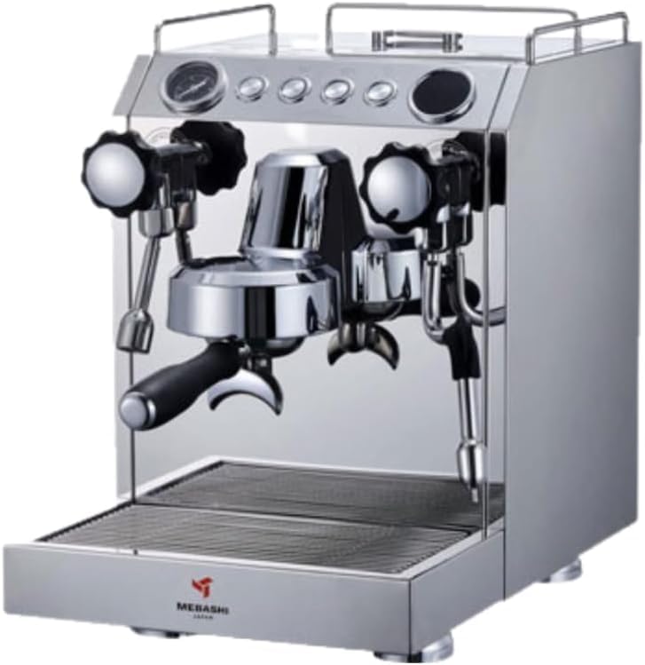 Commercial Dual Boiler Coffee Machine Mebashi 2700W, 2.5L Capacity, 15 Bar Pressure, Stainless Steel ME-CCM2055