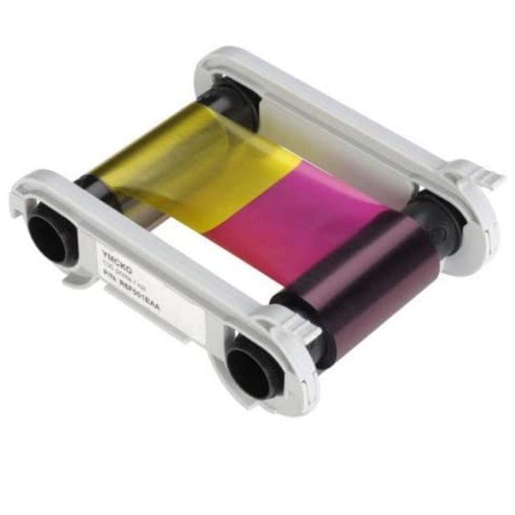 Compatible R5F008EAA YMCKO Color Ribbon for Evolis Primacy Elypso Zenius Card Printers 300 Images R5F008EAA YMCKO Color Ribbon