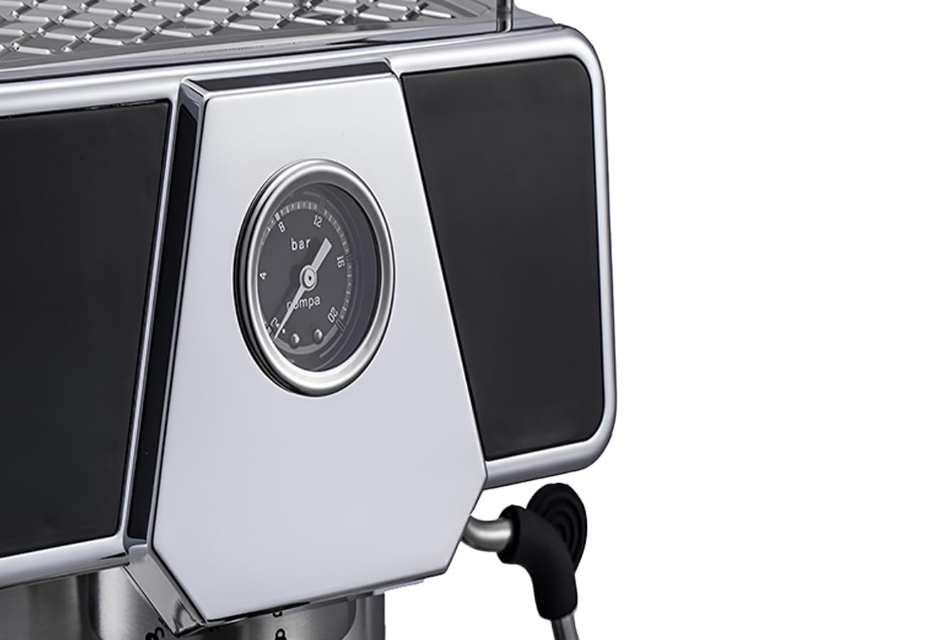 MEBASHI ME-ECM2033 Espresso Coffee Machine - 19 Bar Pressure, 1.8L Capacity, Stainless Steel with Touch Screen, PID Temperature System, and Steam Wand| 1350W