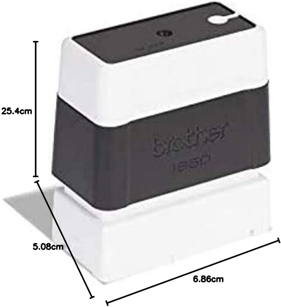 Brother SC2000 Stamp PR1850B6P, 18 x 50 mm, Black