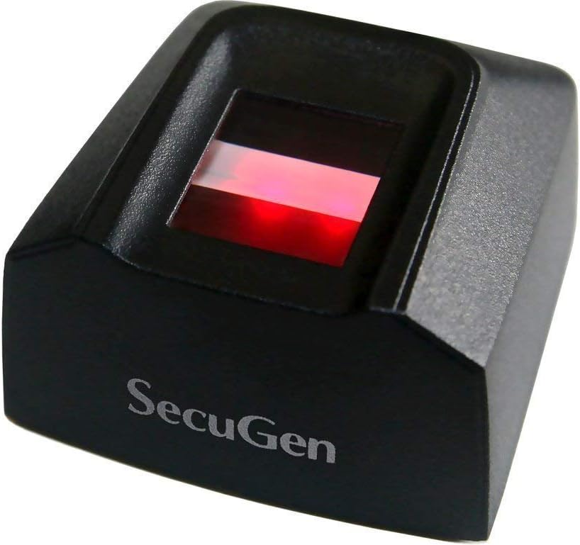 Secugen Hamster Pro 20 Biometric Fingerprint Scanner (Black) Without RD Service