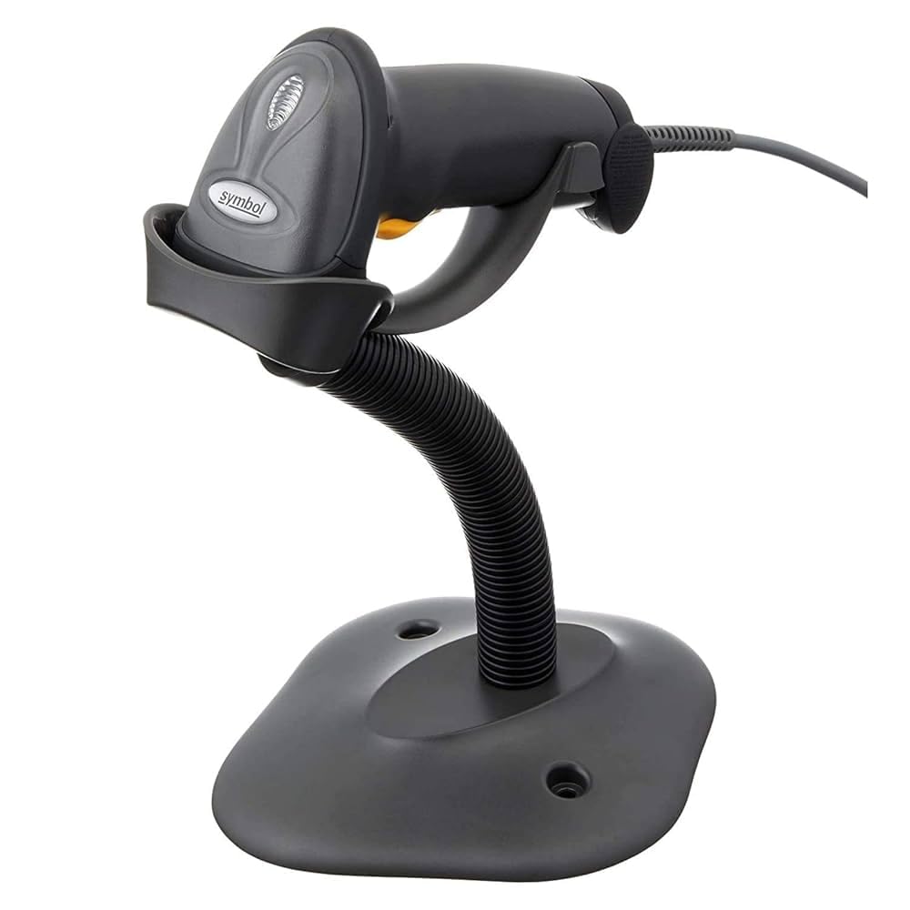 ماسح زيبرا LS2208-SR20001R-UR من سيمبول - قارئ رموز شريطية - ابيض - كيبل USB - 100 اطار في الثانية - 100 ثانية/صفحة - معتمد بدون احباط