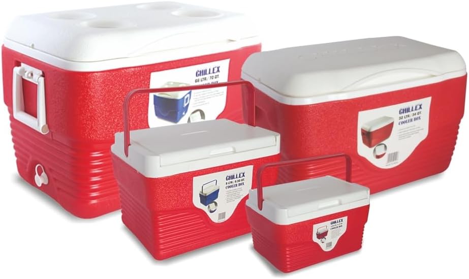 MATAR Ice Box 5Pcs Set (3Ltrs+ 5 Ltrs+ 10 Ltrs+ 32 Ltrs+ 66 Ltrs) -Color may vary