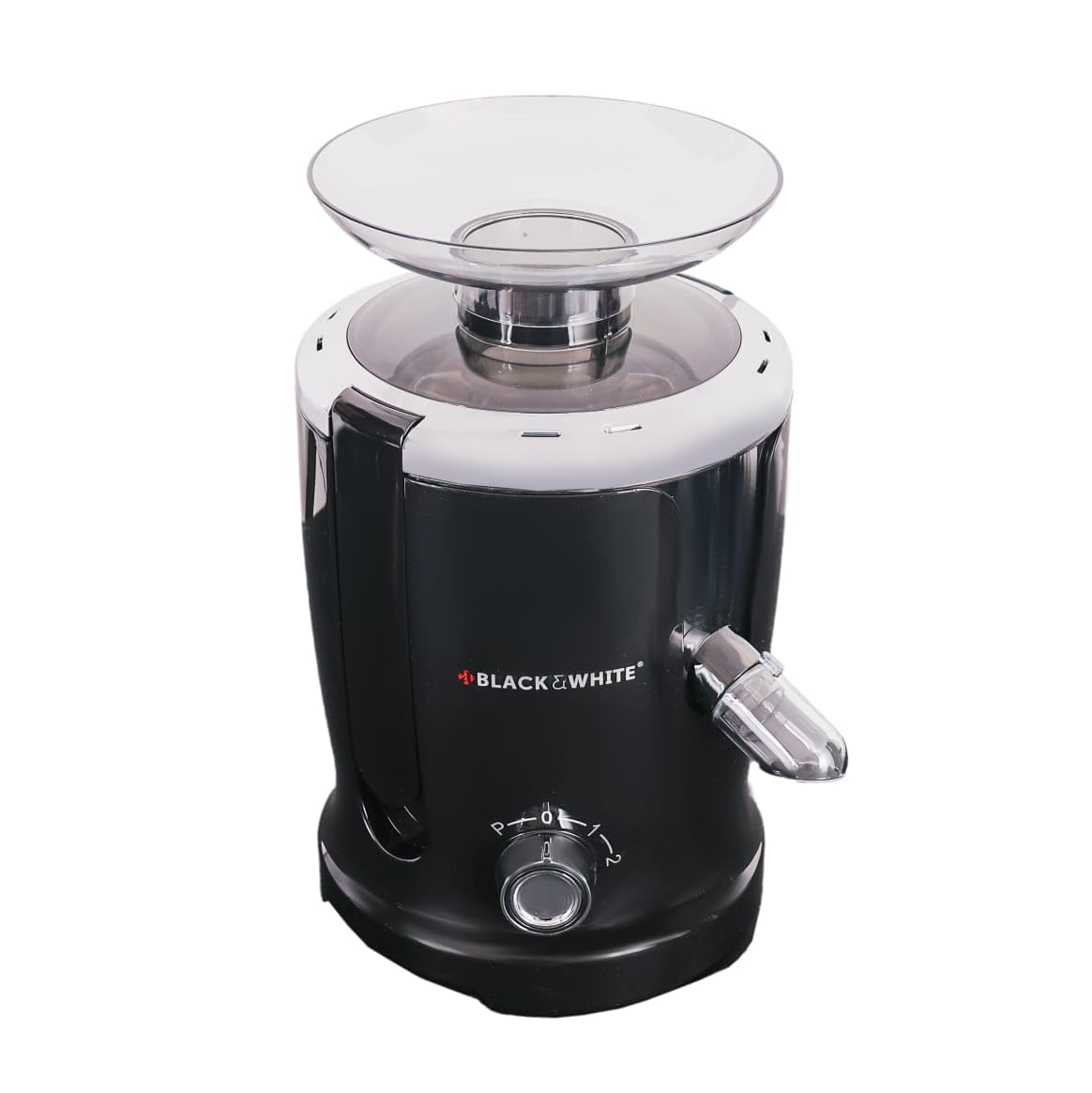 a BLACK & WHITE Centrifugal Juicer BWJE1701B