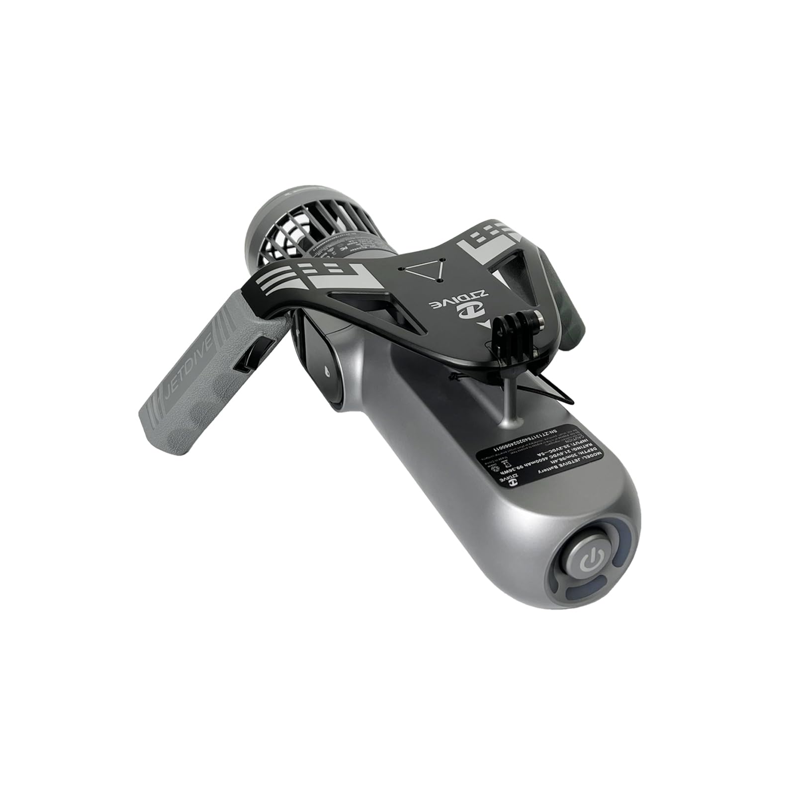 Underwater Scooter Jetdive, Sea Under Water Scooter with Grip & Action Camera Mount, 3-Speed, 1h Working Time for Scuba, Free-Diving, Snorkeling, Pool, Adults/Kids