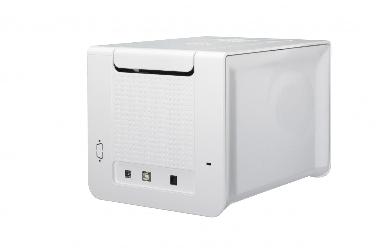 Evolis ZN1U0000RS - Zenius Classic, single sided - 300dpi, USB, red - incl.: card feeding, cable (USB), power supply, power cable (EU)