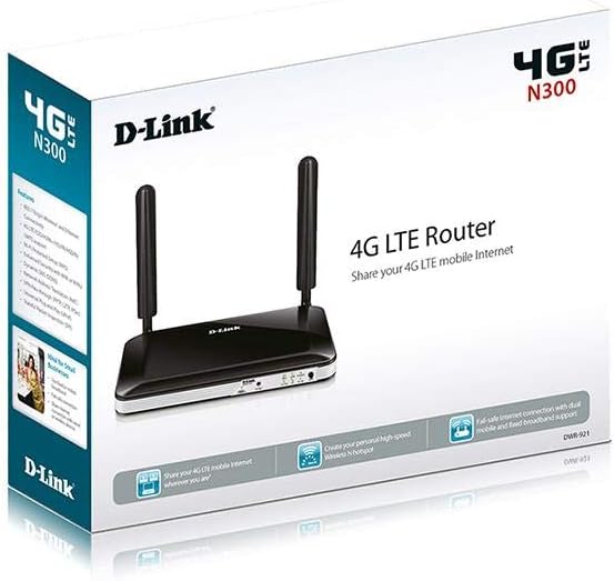 دي-لينك راوتر الجيل الرابع N300 LTE DWR-M921