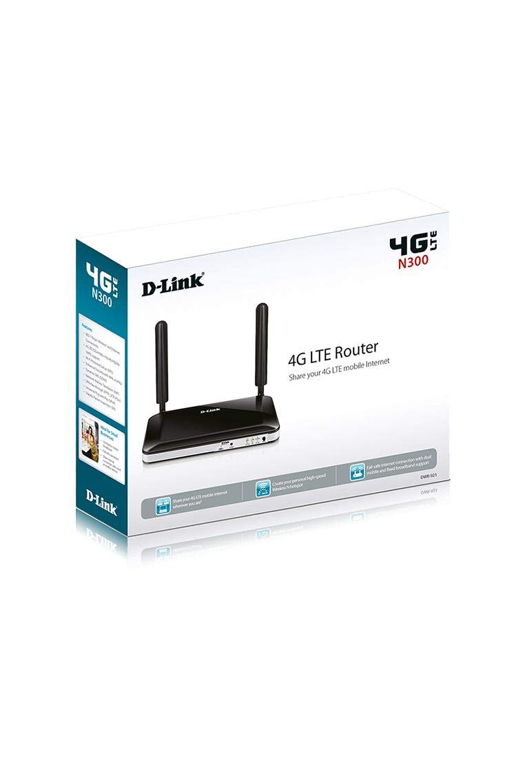 دي-لينك راوتر الجيل الرابع N300 LTE DWR-M921