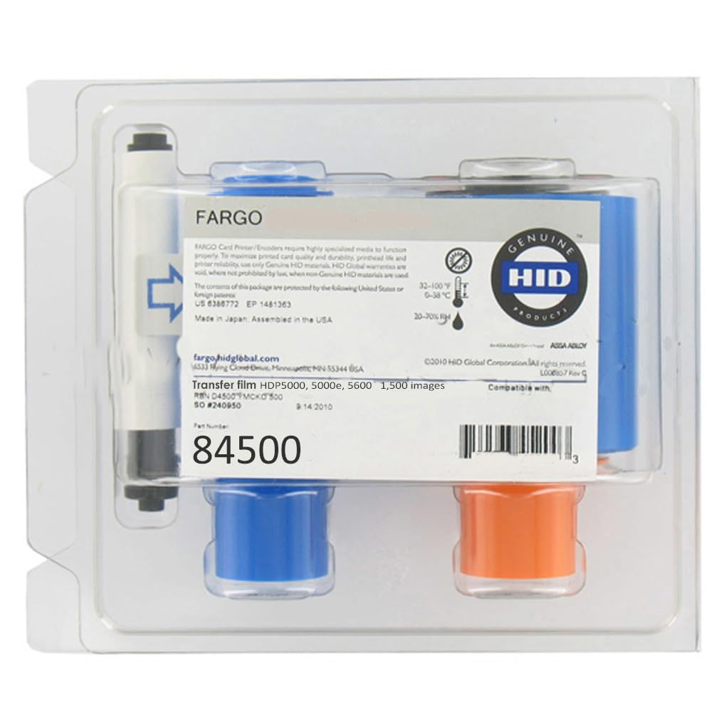 Card Imaging Clear Re-Transfer Film 84500 for HDP5000, 5000e, 5600 Printers - Replacement for 84053