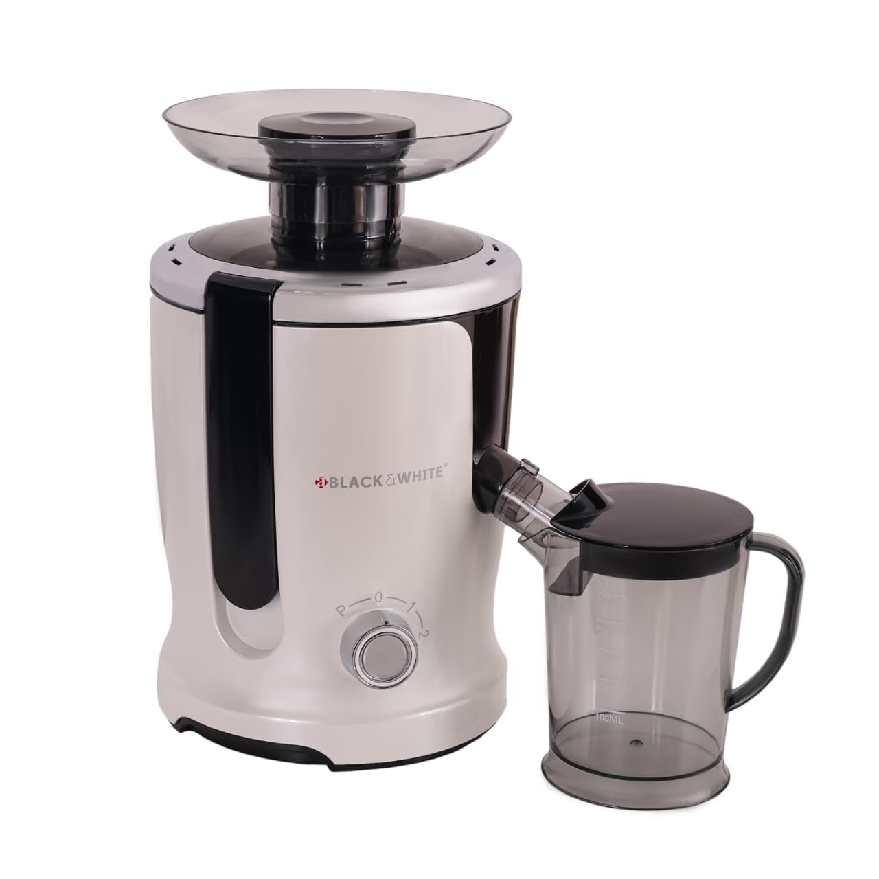 a BLACK & WHITE Centrifugal Juicer BWJE1701W