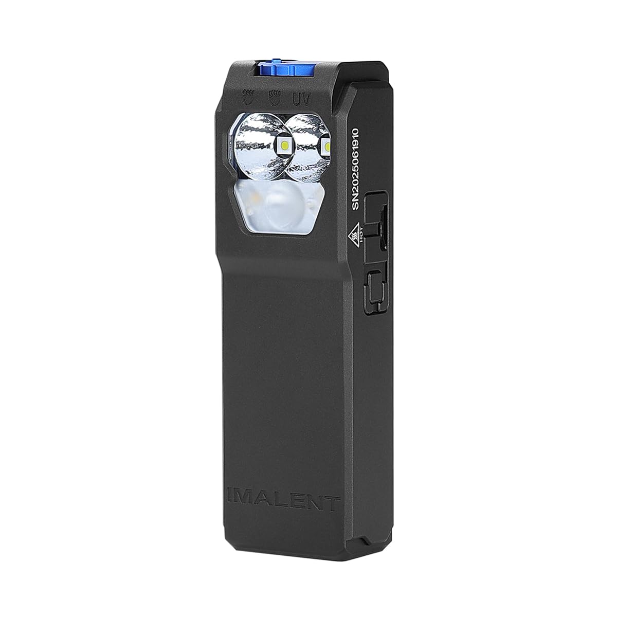 IMALENT GR36 2800 Lumen USB-C Rechargeable LED Clip Flashlight, 3-in-1 with Cool White, Warm Light & UV, EDC Mini Magnetic Base Torch Waterproof for Running,Working and Outdoor Home Emergencies