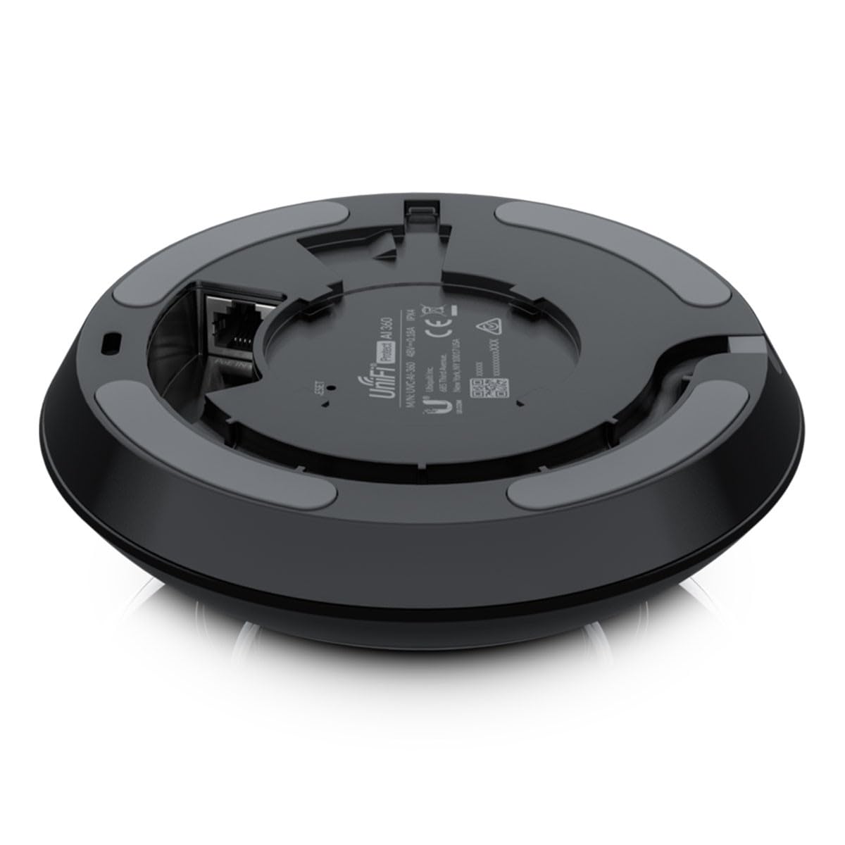 Ubiquiti Networks Unifi Camera AI 360 Pan-Tilt-Zoom Sharp 1920x1920 Video Stream | 30 FPS IR LEDs| 360° Fisheye Lens IPX4-Rated Surveilance -Black/Grey