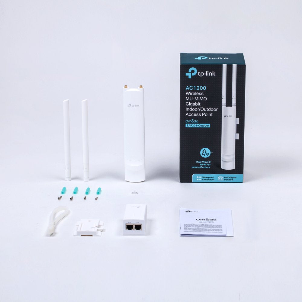 TP - لينك نقطة وصول لاسلكية مزدوجة النطاق جيجابت للاستخدام الخارجي، EAP225-Outdoor TPLINK AC1200
