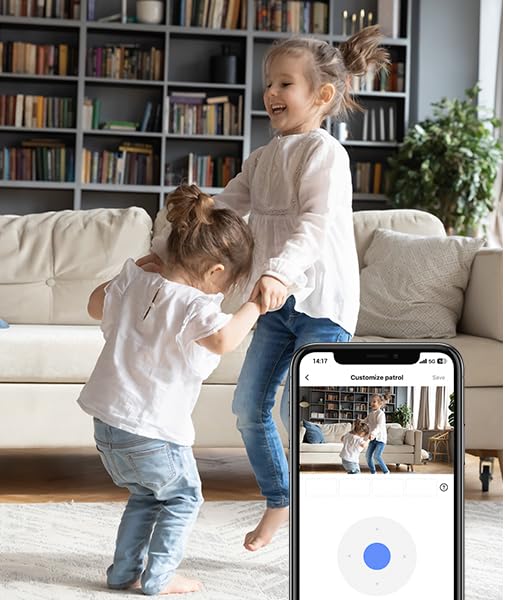 EZVIZ كاميرا منزلية ذكية تي واي 1 برو بدقة 4 كيه 8 ميجابكسل من النوع سي، رؤية بانورامية 360 درجة، اتصال ثنائي الاتجاه، حتى 512 جيجابايت | CS-TY1-R105-8G8WF