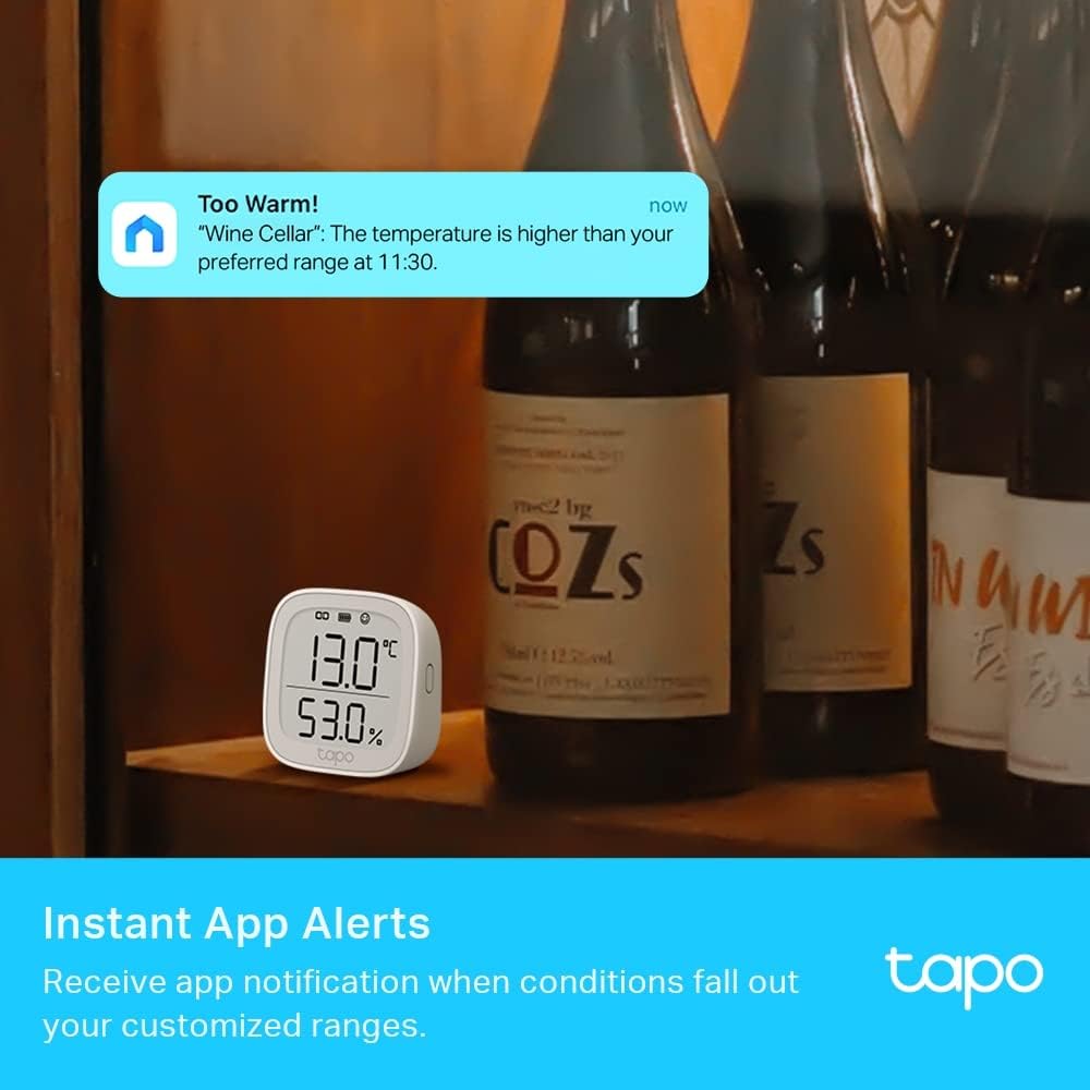 TP-Link Tapo H200 Smart IoT Hub, Up to 64 Switches and Sensors or Buttons + 4 Battery Cameras or Doorbells, Not Compatible with Tapo Camera Models with Power Cable, Kasa KE100 Thermostat