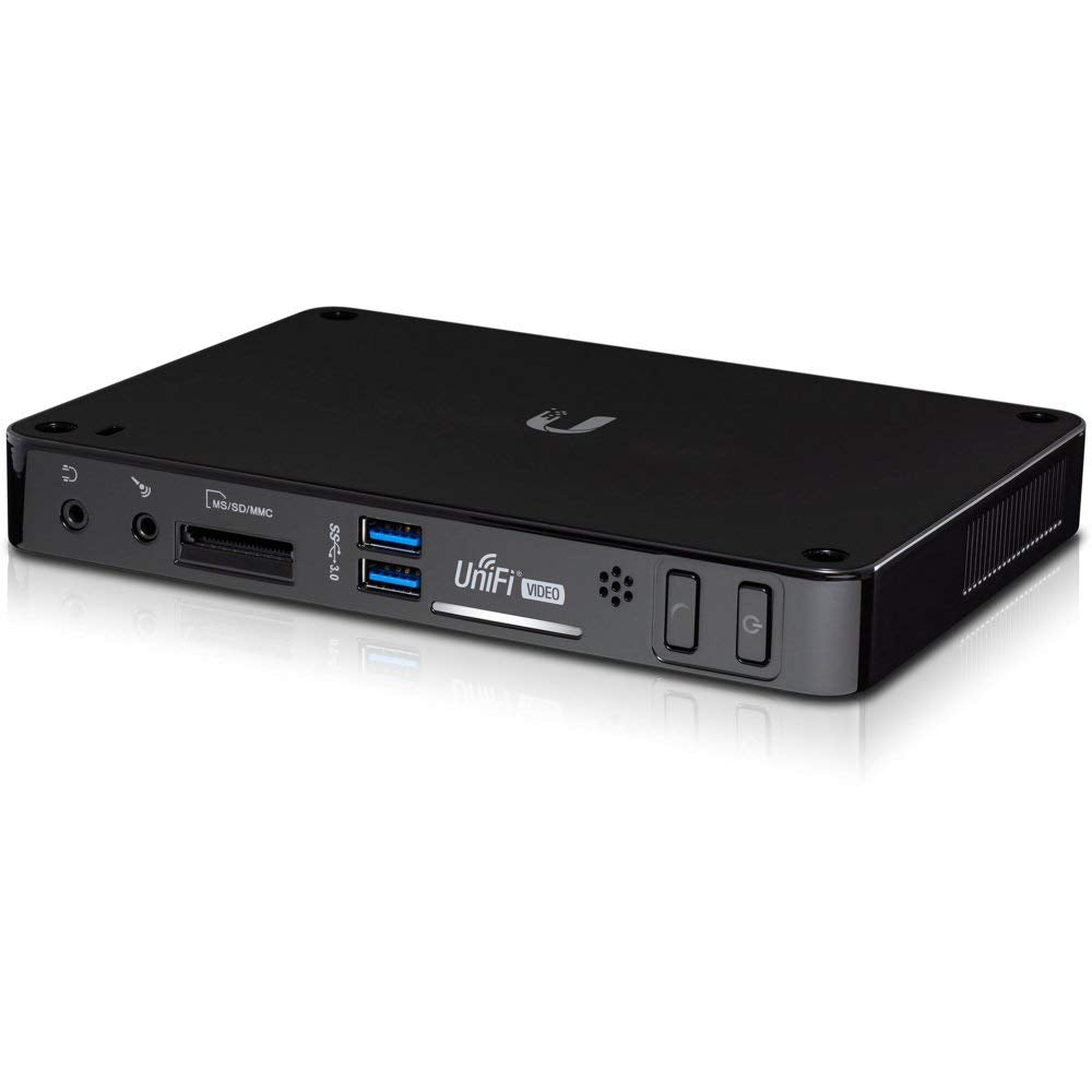 يوبيكويتي مسجل فيديو شبكي يوني فاي 2 تيرابايت من يو في سي-NVR-2TB، هارد ديسك 65 واط، شوارز