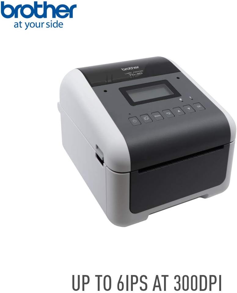 Brother TD-4550DNWB Desktop Direct Thermal Printer - Monochrome - Label Print - Ethernet - USB - Serial - Bluetooth