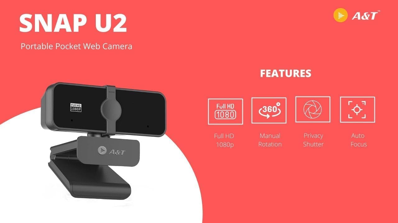 اي اند تي كاميرا ويب سناب U2 فل اتش دي 1080 بكسل