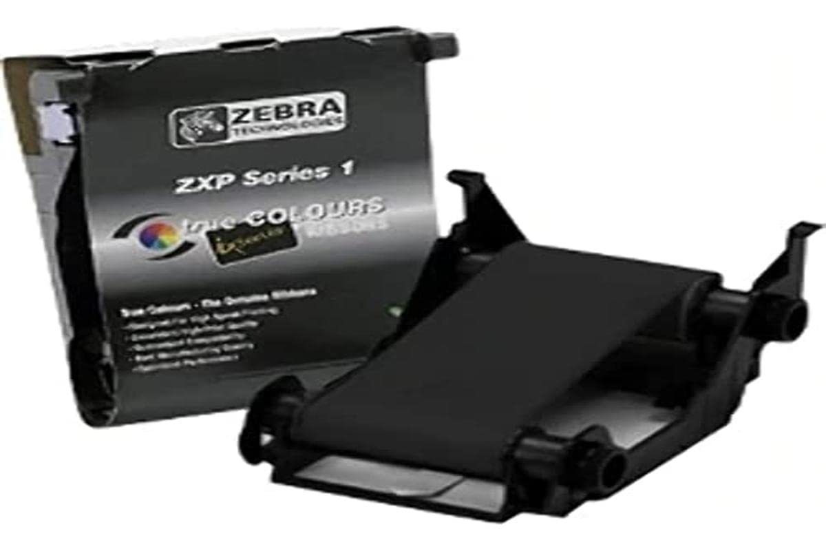 شريط طابعة Zebra 800011-101 - أشرطة الطابعة (أسود، Zxp 1)