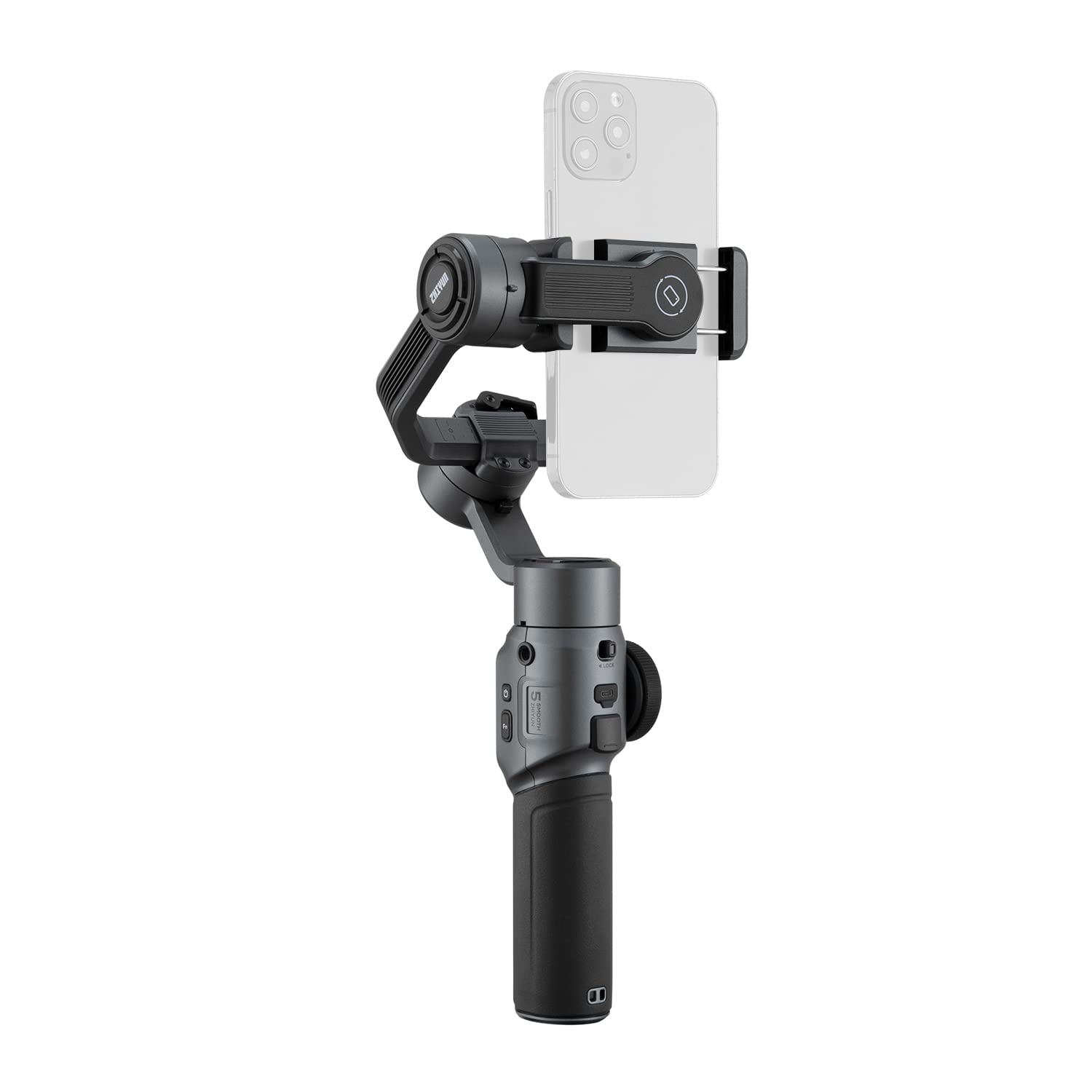 Zhiyun Smooth 5 Professional Smartphone Gimbal Stabilizer, 3-Axis Phone Gimbal Video,Compatible with iPhone 13 Pro Max Mini 12 11 XS X XR 8 Android ISO
