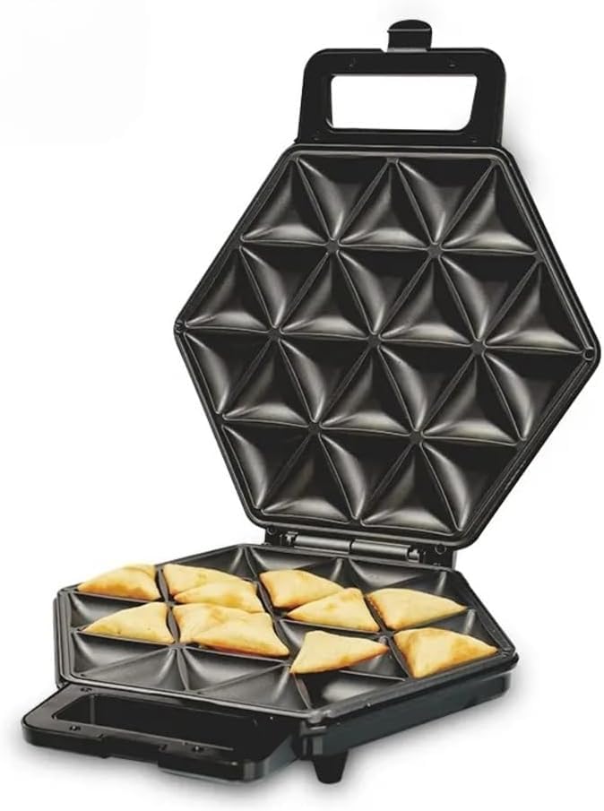 DSP Samosa Maker KC1221 with 8 Cavity Molds, 1200 Watt Power, Non-Stick Coating, Ideal for Home or Commercial Use