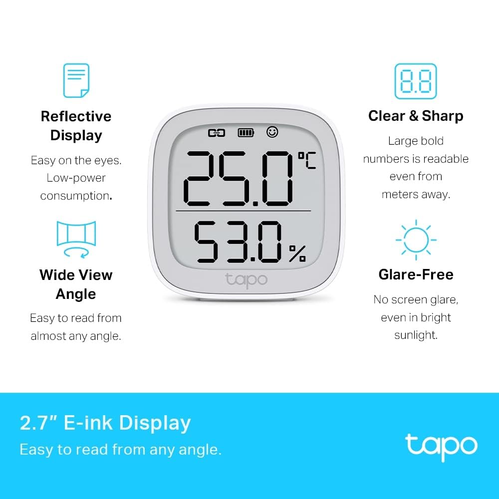 TP-Link Tapo H200 Smart IoT Hub, Up to 64 Switches and Sensors or Buttons + 4 Battery Cameras or Doorbells, Not Compatible with Tapo Camera Models with Power Cable, Kasa KE100 Thermostat