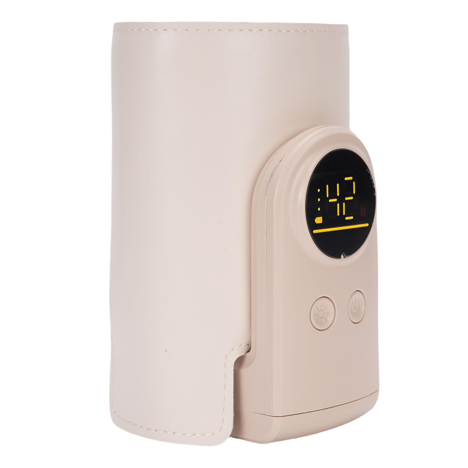 Portable Baby Bottle Warmer, Rechargeable 6 Gears Fast Baby Milk Warmer Wrap Auto Off, Equipped With Adjustable Temperature Levels, for Travel
