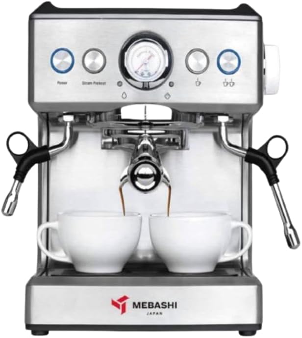 MEBASHI Commercial Coffee Machine, 2.1L Capacity, 20 Bar Pressure, (ME-CCM2051) (Black)| 1350W
