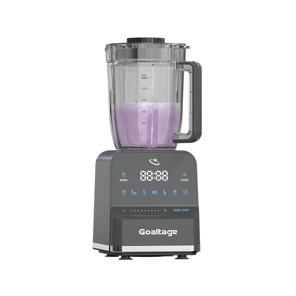 Goaltage Ultra Mix BLND03 Blender with Powerful Blades, 9 Speed Settings, High Capacity, and 7 Pre-Set Programs