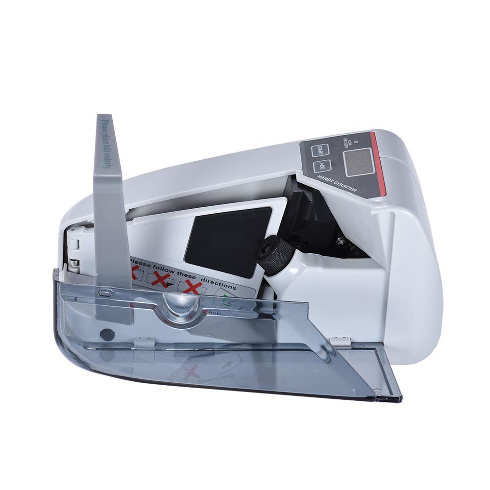 Mini Handy Bill Cash Banknote Counter Money Counting Machine AC or Battery Powered
