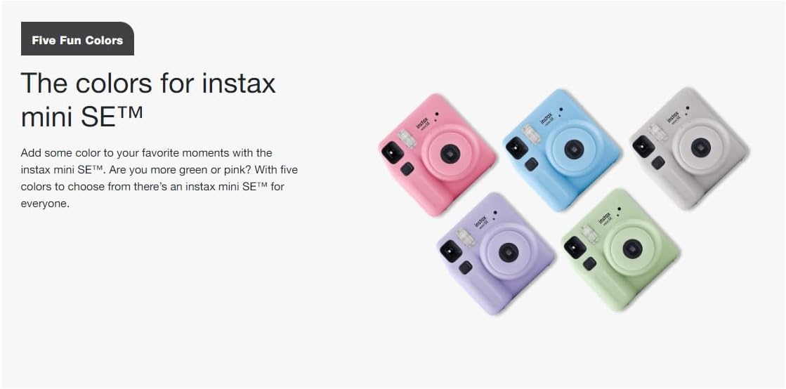 Fujifilm FUJI INSTAX Mini SE Pink