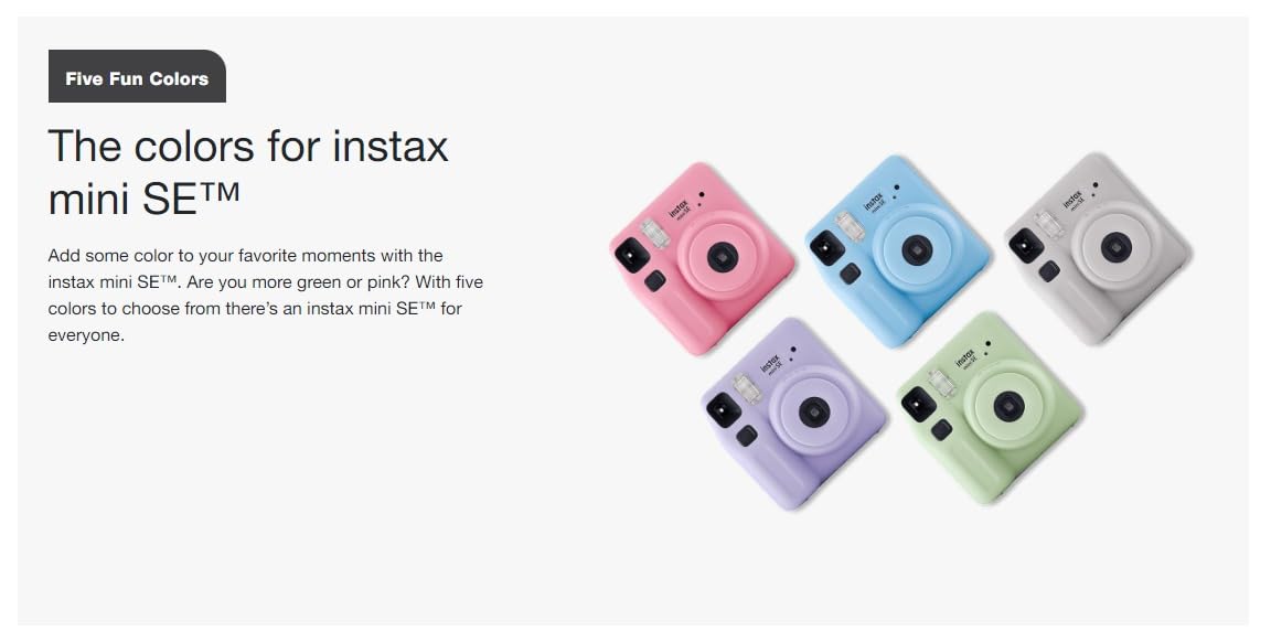Fujifilm FUJI INSTAX Mini SE Pink
