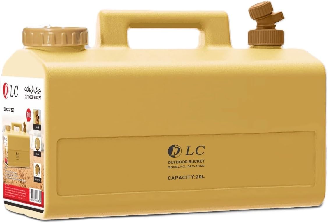 Outdoor Jerrican, 20L Capacity with Air vent, Faucet and Sealing ring DLC-37320