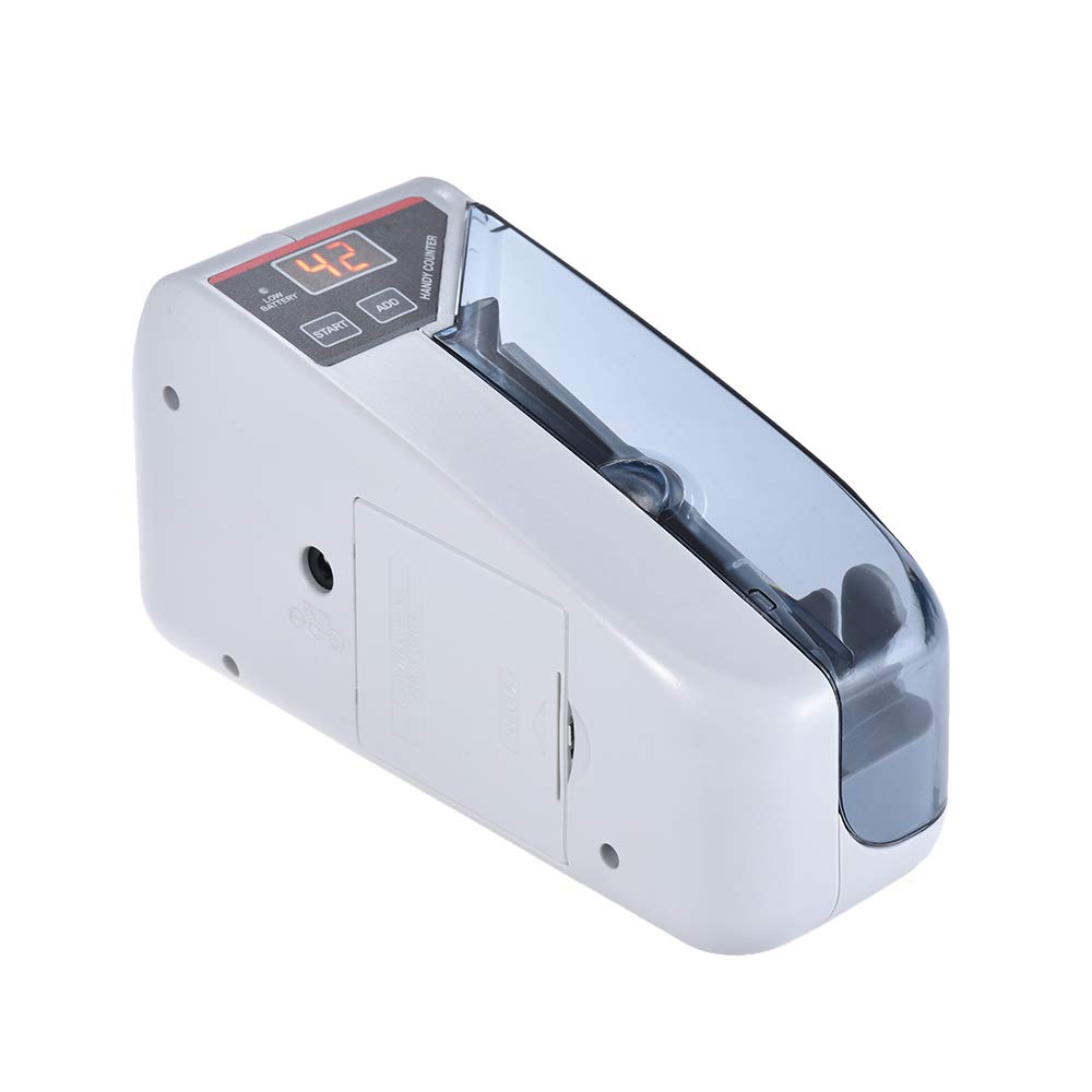 Mini Handy Bill Cash Banknote Counter Money Counting Machine AC or Battery Powered