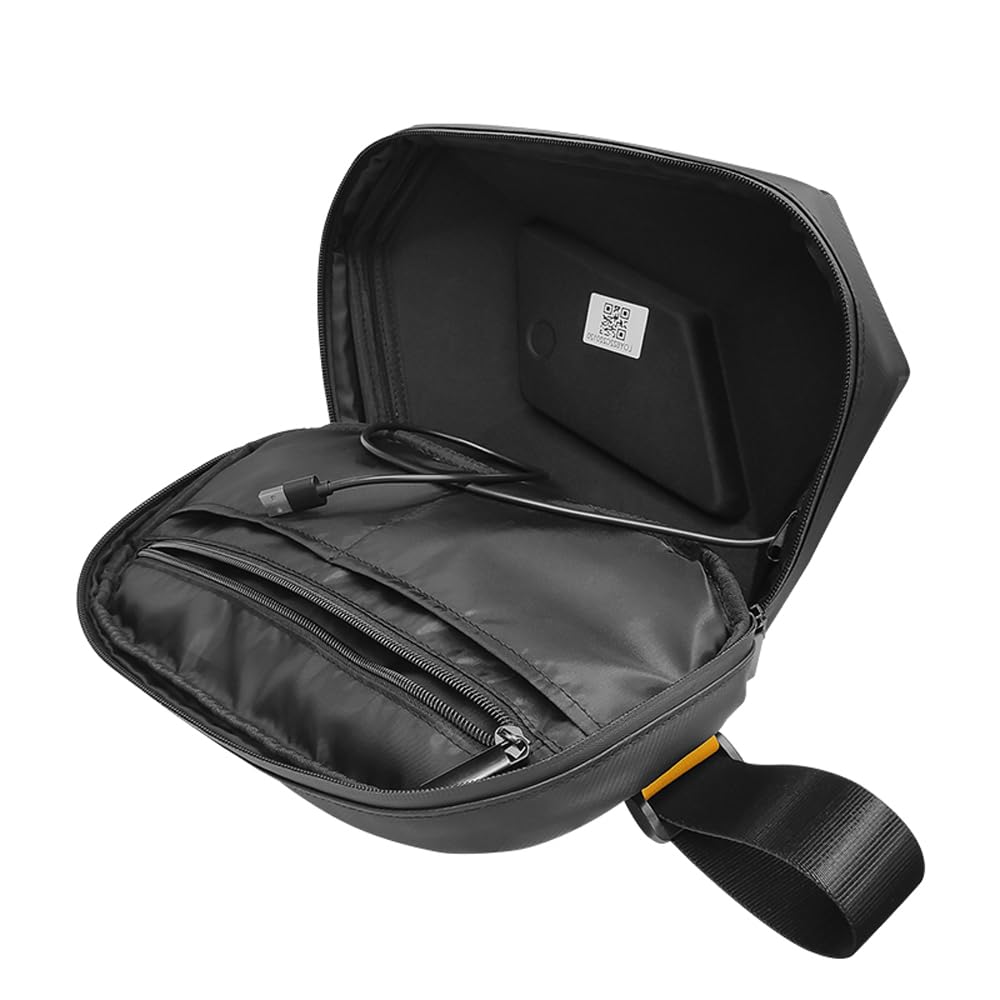 RGA LED Backpacks, Pixel Art Motorcycle Backpack, Dynamic, Wi-Fi, Waterproof, 64 x 64 cm, Supports iOS/Android System, LED Display, Text/Picture/Gif Animation, College Students Laptop Backpack