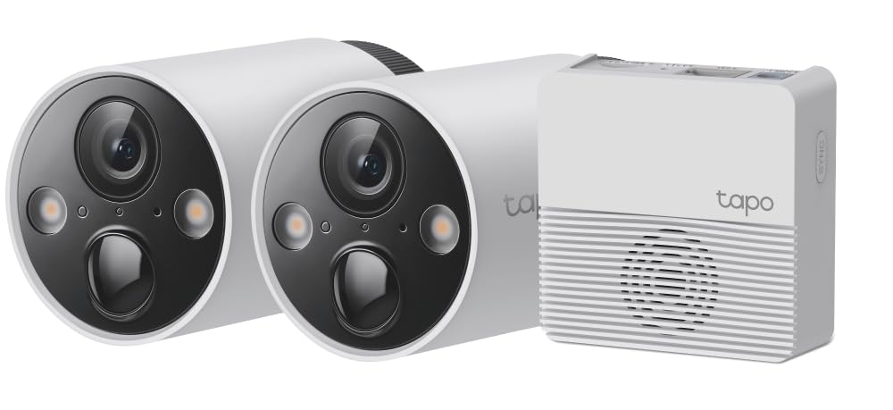Tapo 2K 4MP Smart Wireless CCTV Security Camera System by TP-Link | 180-Day Battery Life | Color Night Vision | Person, Pet & Vehicle Detection | Two-Way Audio | IP65 Waterproof & Dustproof