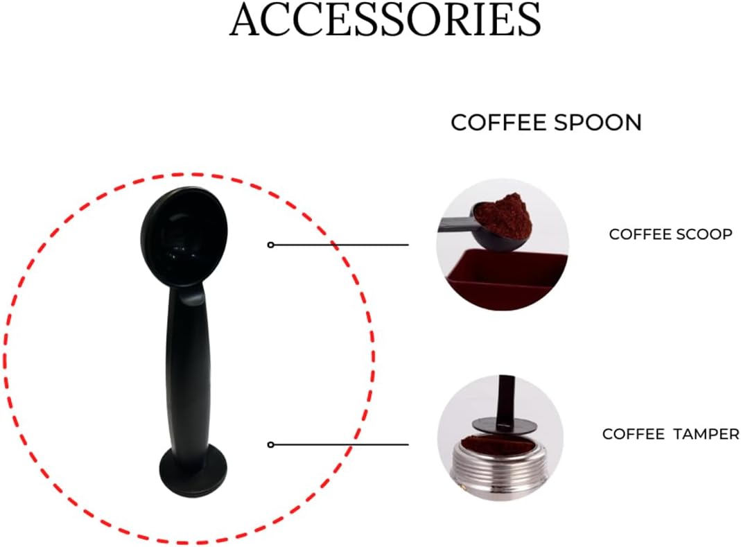 MEBASHI ME-ECM2033 Espresso Coffee Machine - 19 Bar Pressure, 1.8L Capacity, Stainless Steel with Touch Screen, PID Temperature System, and Steam Wand| 1350W