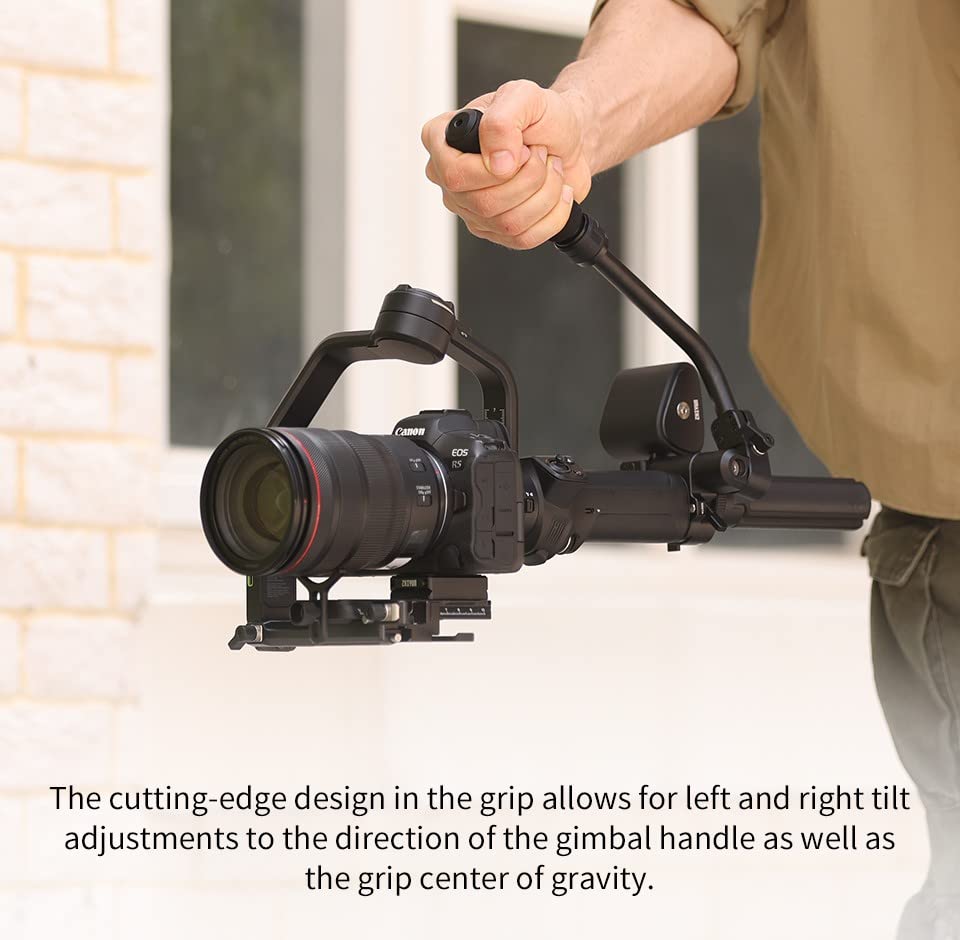 Zhiyun Weebill 3S Combo Set, Professional Video Stabilizer, 3-Axis Gimbal with Storage Bag, Wrist Rest, Extendable Sling Grip for DSLR and Mirrorless Cameras for Canon/Sony/Panasonic/Nikon/Fuji