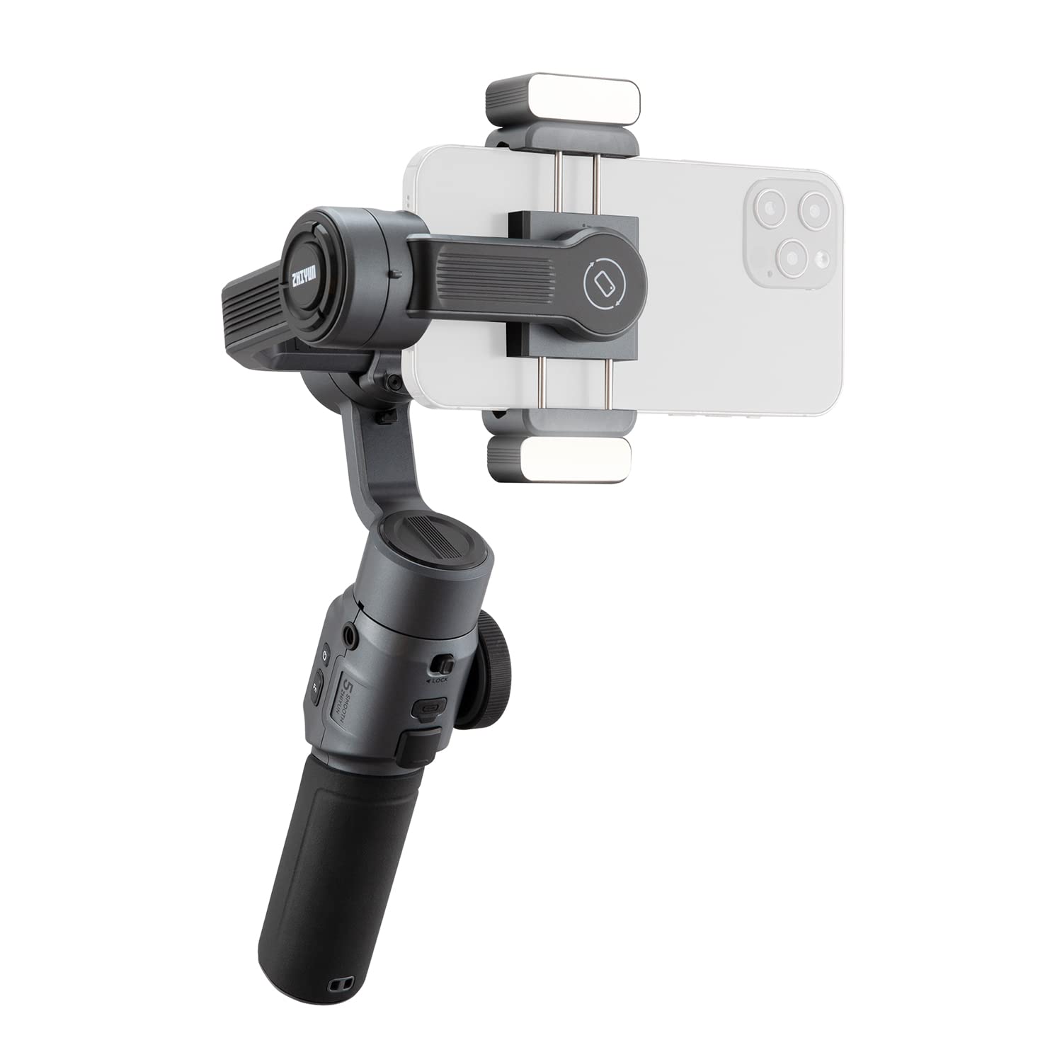 Zhiyun Smooth 5 Professional Smartphone Gimbal Stabilizer, 3-Axis Phone Gimbal Video,Compatible with iPhone 13 Pro Max Mini 12 11 XS X XR 8 Android ISO