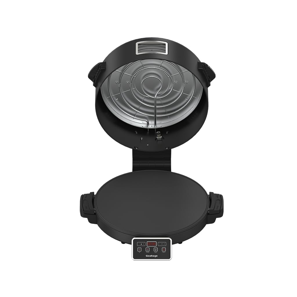 Goaltage OVN01 BakeMaster Electric Pizza Oven with LED Touch Control, Timer and Adjustable Heat, Non-Stick Surface, Soft Closing Mechanism, On-Off Switch and Multi-Purpose Functionality