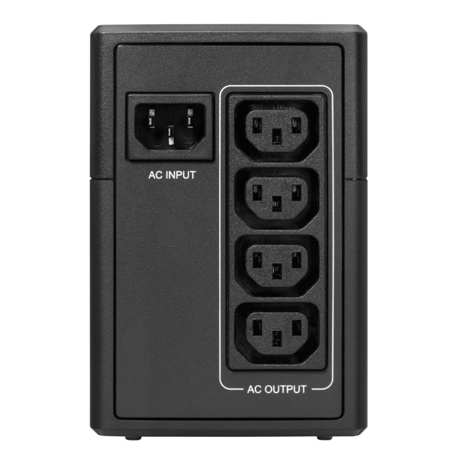 ايتون UPS 5E الجيل الثاني 900VA USB IEC - محول طاقة تفاعلي خطي - 5E900UI - 900VA (4 IEC-C13-Buchsen، ليس، اسود، عامل شكل تاور، برنامج للتنزيل)
