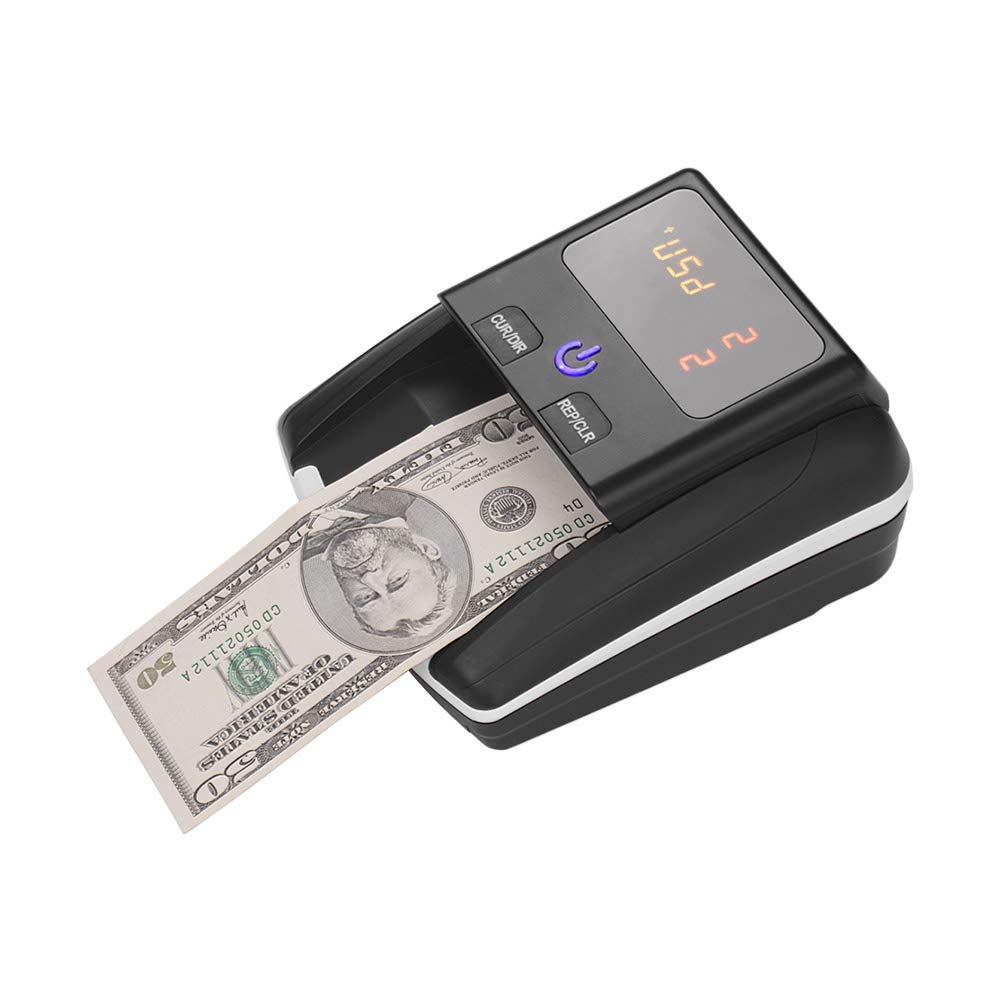 Portable Bill Detector Denomination Value Counter