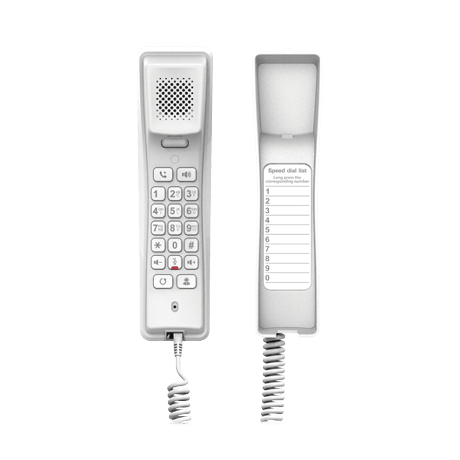 Fanvil H2U Compact IP Phone, Stylish Outsides, Powerful Insides,2 SIP Lines, 10 Speed dial Keys, 1 programmable DSS Key and a HD Speaker on handset