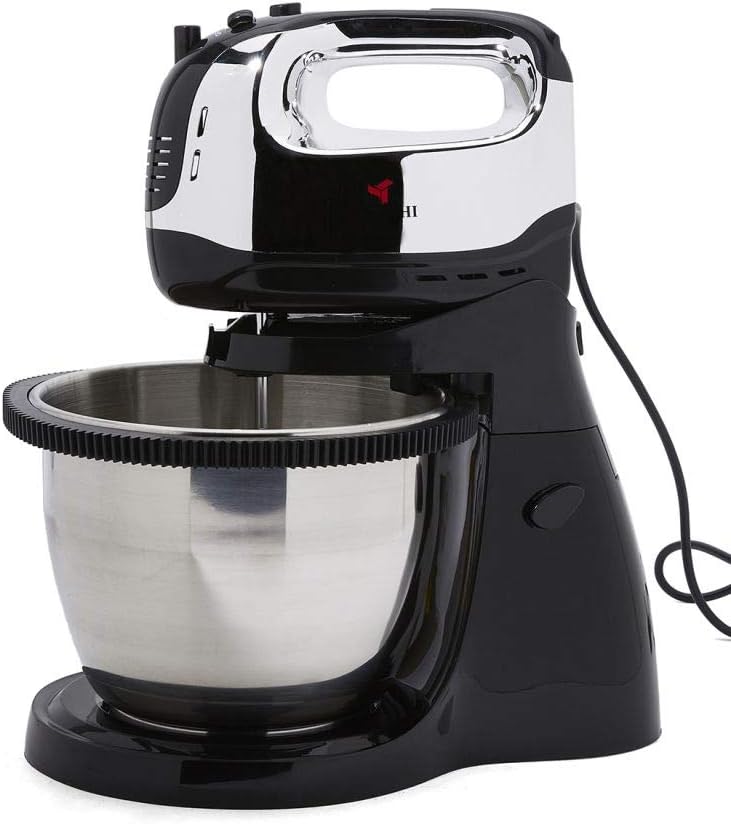 Mebashi Rotating Stand Mixer 300W Me-Sbm1003 Silver/Black